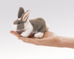 Mini Bunny Rabbit Finger Puppet - Folkmanis (2727)