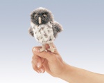 Mini Spotted Owl Finger Puppet - Folkmanis (2638)