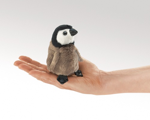 BABY EMPEROR PENGUIN FINGER  Puppet 2680 ~  Free Shipping in USA ~ Folkmanis 