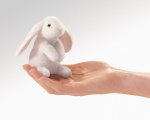 Mini Lop Eared Rabbit Finger Puppet - Folkmanis (2745)