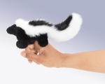 Mini Skunk Finger Puppet - Folkmanis (2647)