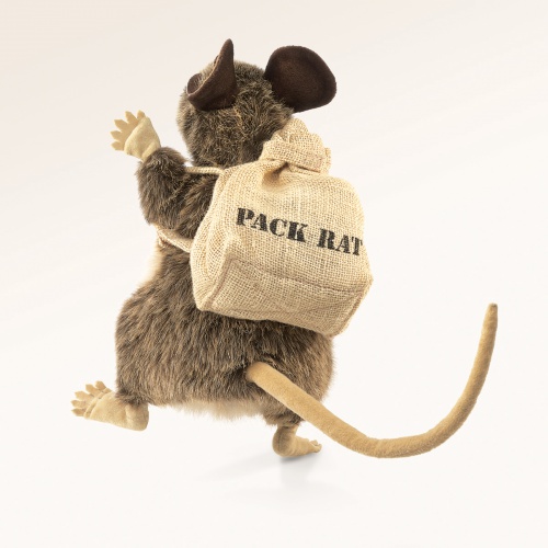 PACK RAT Puppet  # 2847 ~  FREE SHIPPING Within USA ~ Folkmanis Puppets 