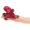 Mini Red Octopus Finger Puppet - Folkmanis (2767)